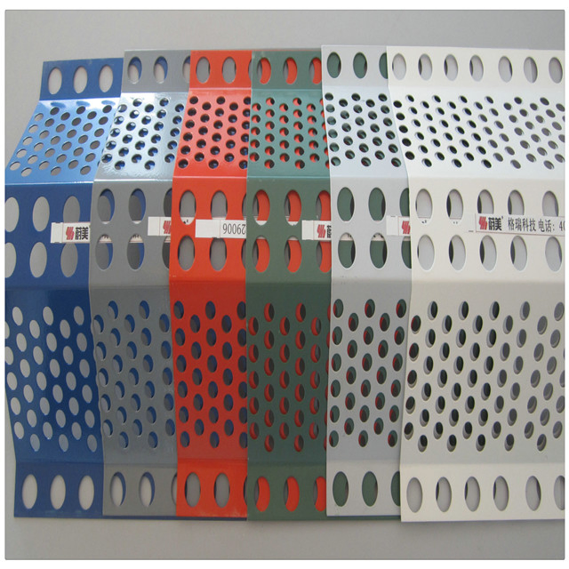 FP144 Blue Color Powder Coating Decorative metal mesh sheet ceiling panel Perforated Metal Plate