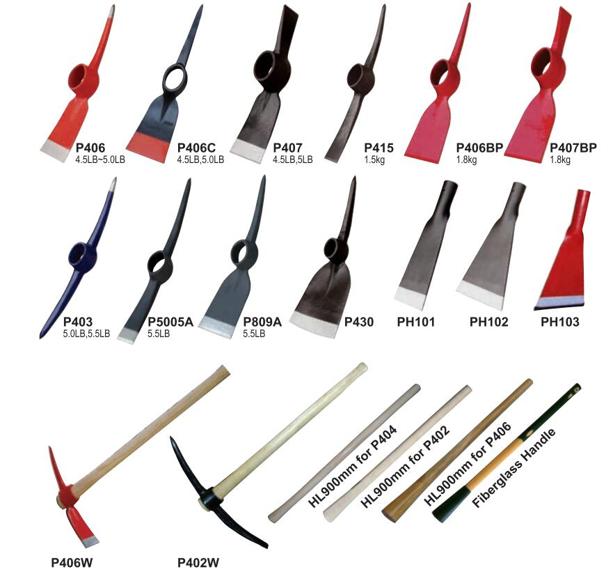 Mattock Agricultural Tool Carbon Steel Pick and Mattock