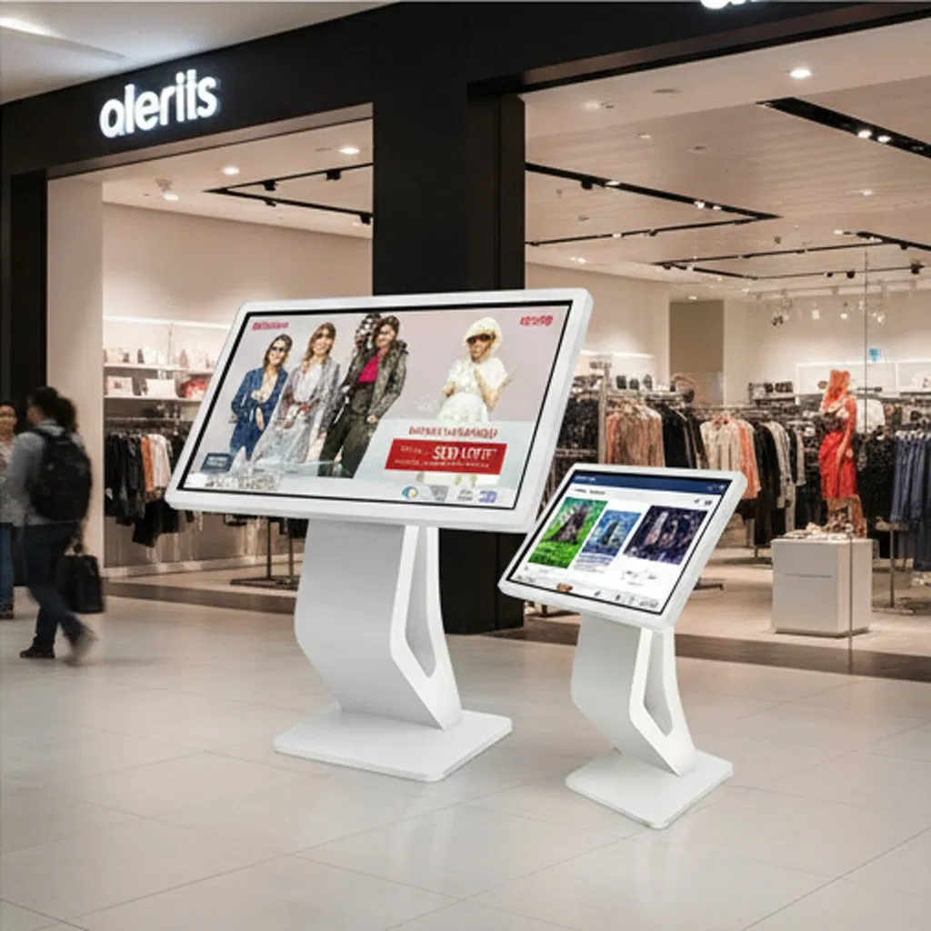 32-Inch Multi-Touch LCD Kiosk for Shopping Malls and Retail