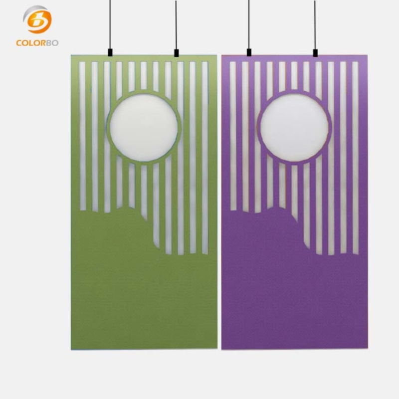 Acoustic Padded wood panel Movable Screen with High Quality