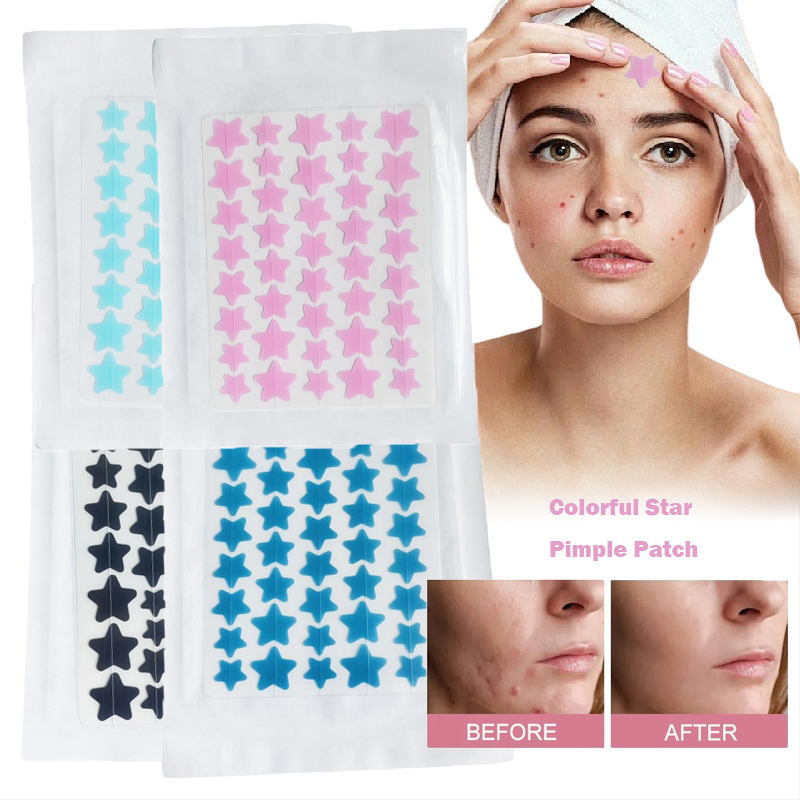 Colorful Dots Anti Hydrocolloid Pimple Acne Patch Star Face Patch for Spots Beauty & Personal Care