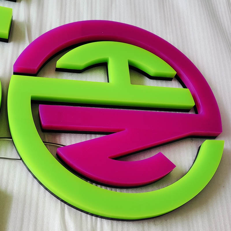 Erybaysign No MOQ Sign Manufacturer Acrylic Full LED Sign Eyecatching Signboard