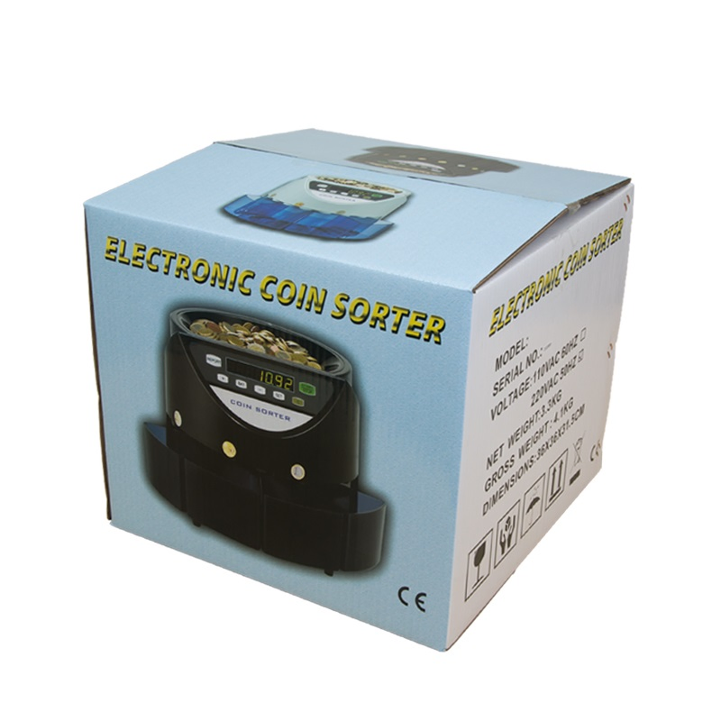 New Low Cost Plastic Euro Coin Sorter and Coin Counter