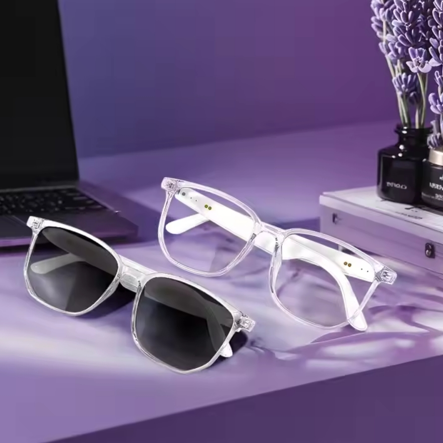 GS03 Smart Bt Sunglasses Earphone UV400 Polarized Anti Blue Light Lens Intelligent Glasses