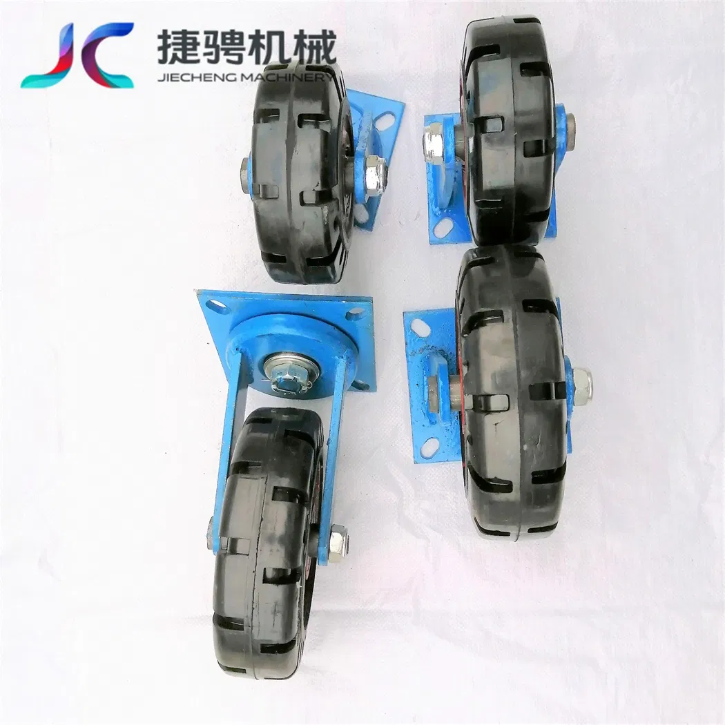 Super Heavy Duty Industrial Rubber Casters with Iron Core Wheels
