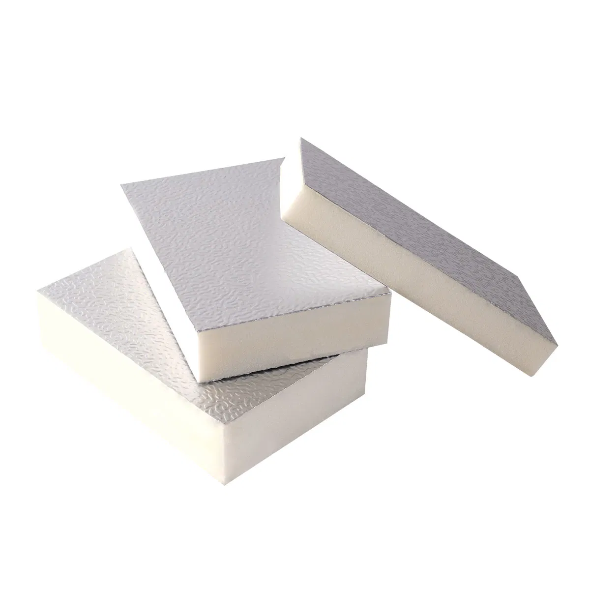 Fire-Resistance PIR Insulation Board Alu or Fiberglass Coated PUR Insulation Board