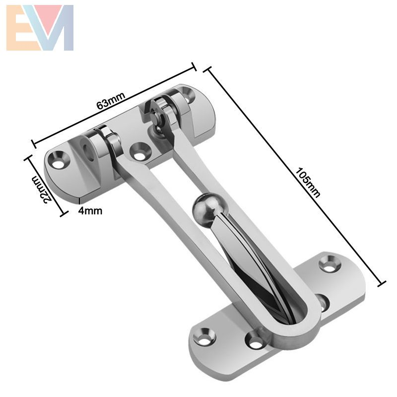 Heavy-Duty Stainless Steel Security Door Guard for Ultimate Protection
