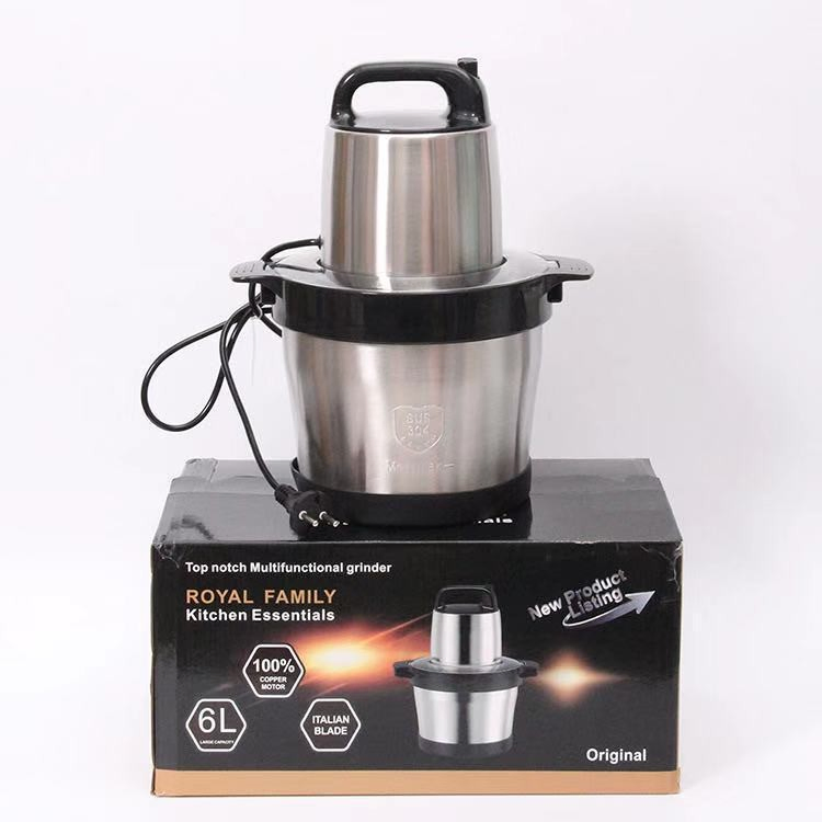 Electric Meat Grinder 6 L Liter Meat Grinder 6L Meat Grinder 6 Liter Meat Grinder Multifunctional Stainless Steel Fufu Yam 6L 1000W 1200 Watts Meat Grinder