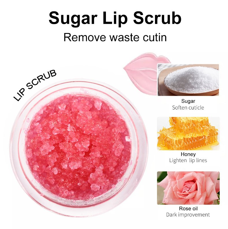 2 in 1 Lip Balm Private Label Lip Scrub Custom Lip Mask