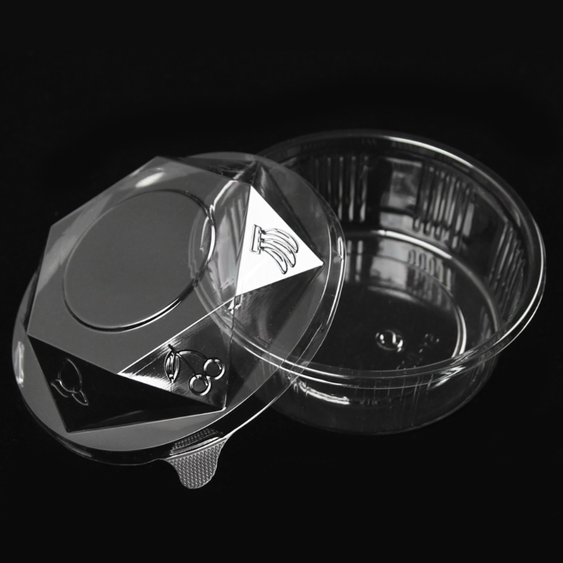 Plastic Fruit Salad Container with Lid