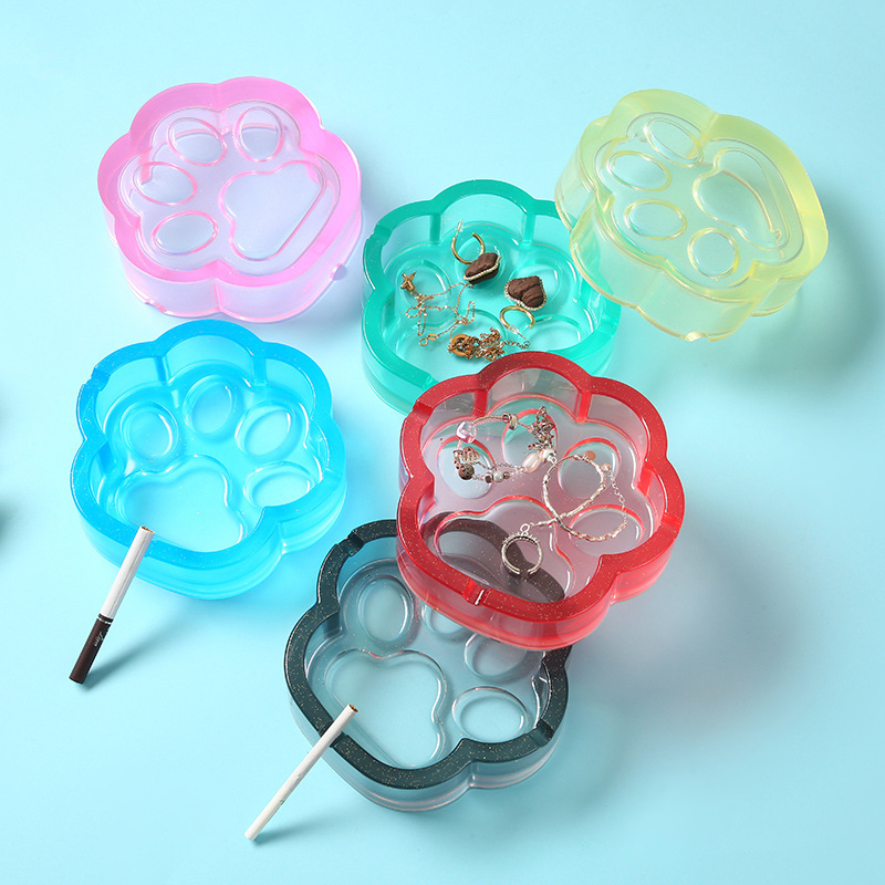 Wholesale Cat's Paw Design Silicone Special Ashtray