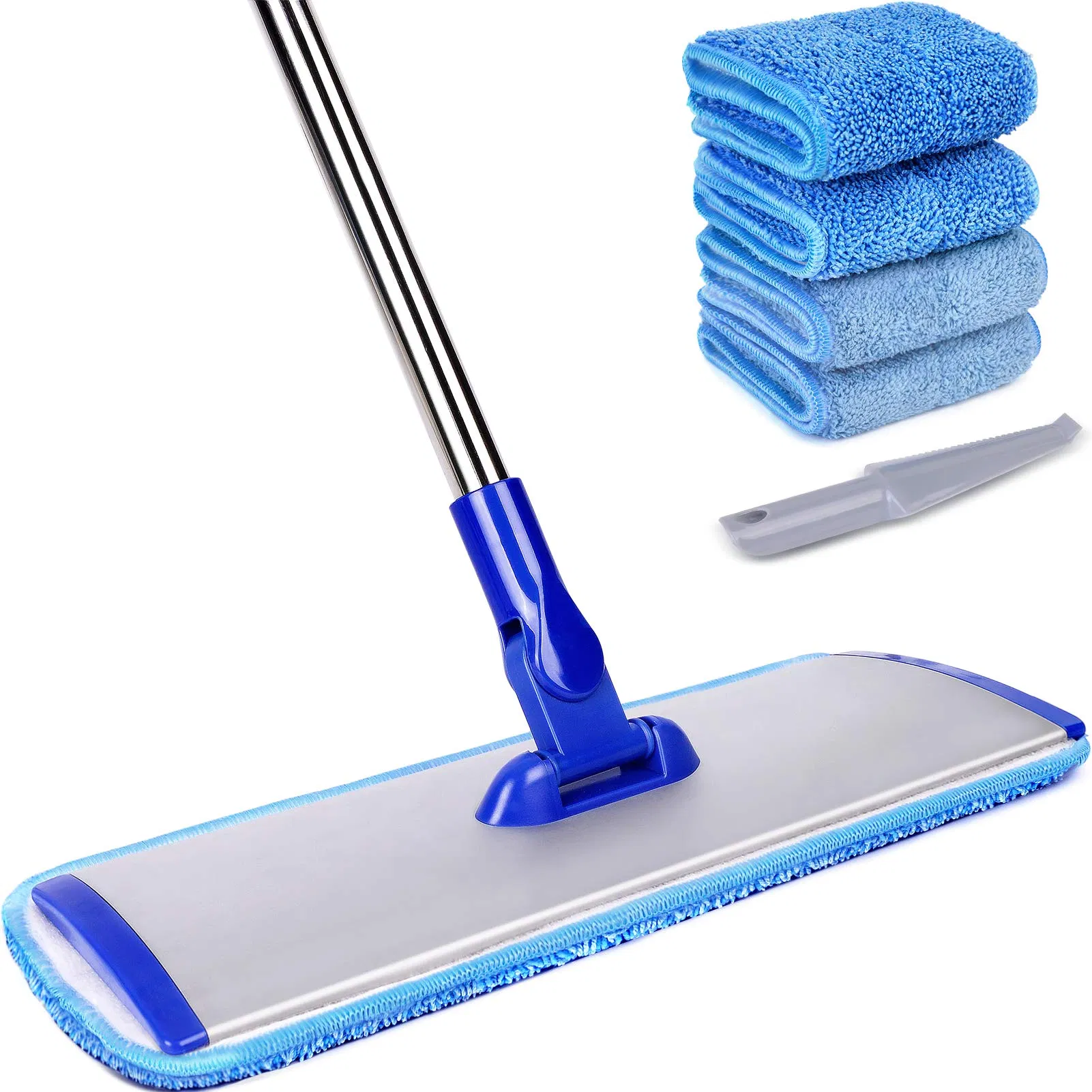 Professional Flat Microfiber Mop Floor Cleaning System