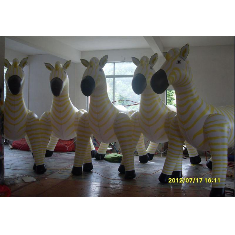 Boyi Inflatable Advertisnig Zebra Animal Inflatable Zebra Horse