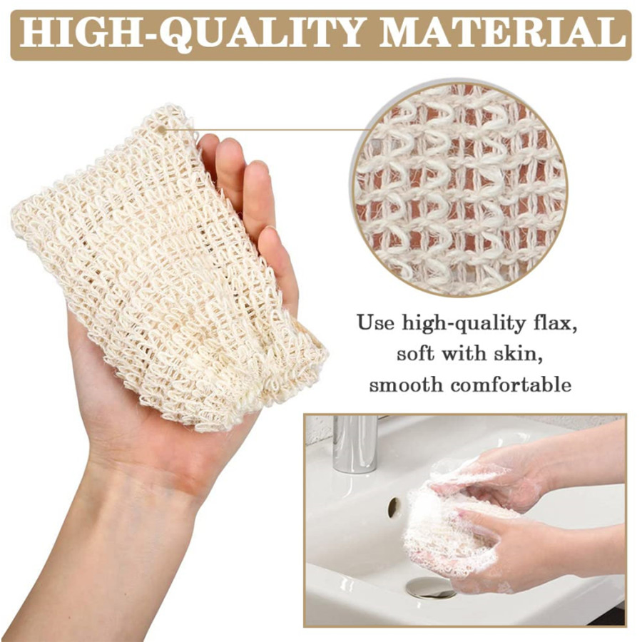 Sisal Mesh Soap Bag Eco Friendly