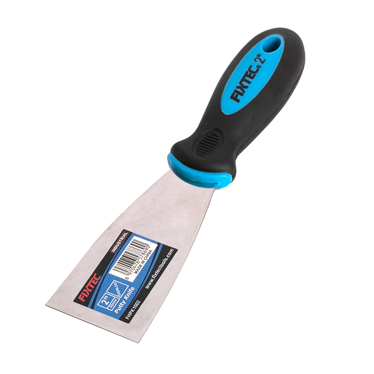 Fixtec Rust Free 2'' 3" 4'' 5'' 6'' 8" Plastic Handle Stainless Steel Skimming Blade Putty Knife