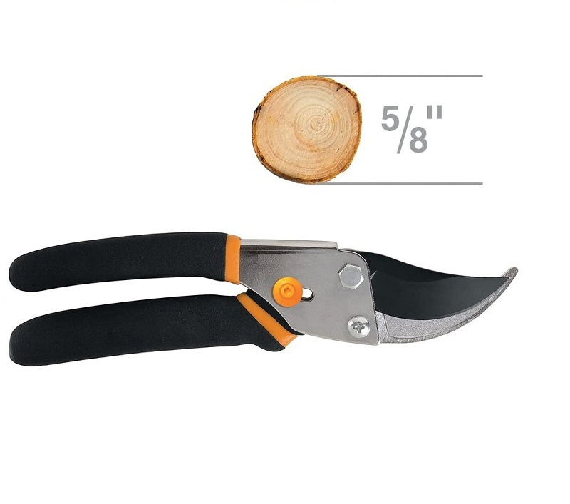 Portable Multifunctional Garden Household Bypass Scissors Pick Fruit Cut Branches Steel Pruning Shears