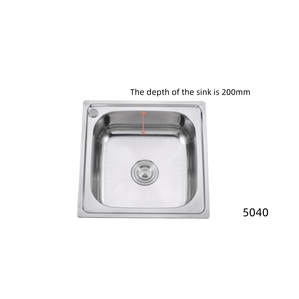5040A-Universal Stainless Steel Sink for Kitchen and Bathroom