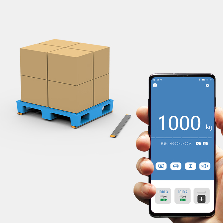Промышленные напольные весы AIDA AD2 с Bluetooth
