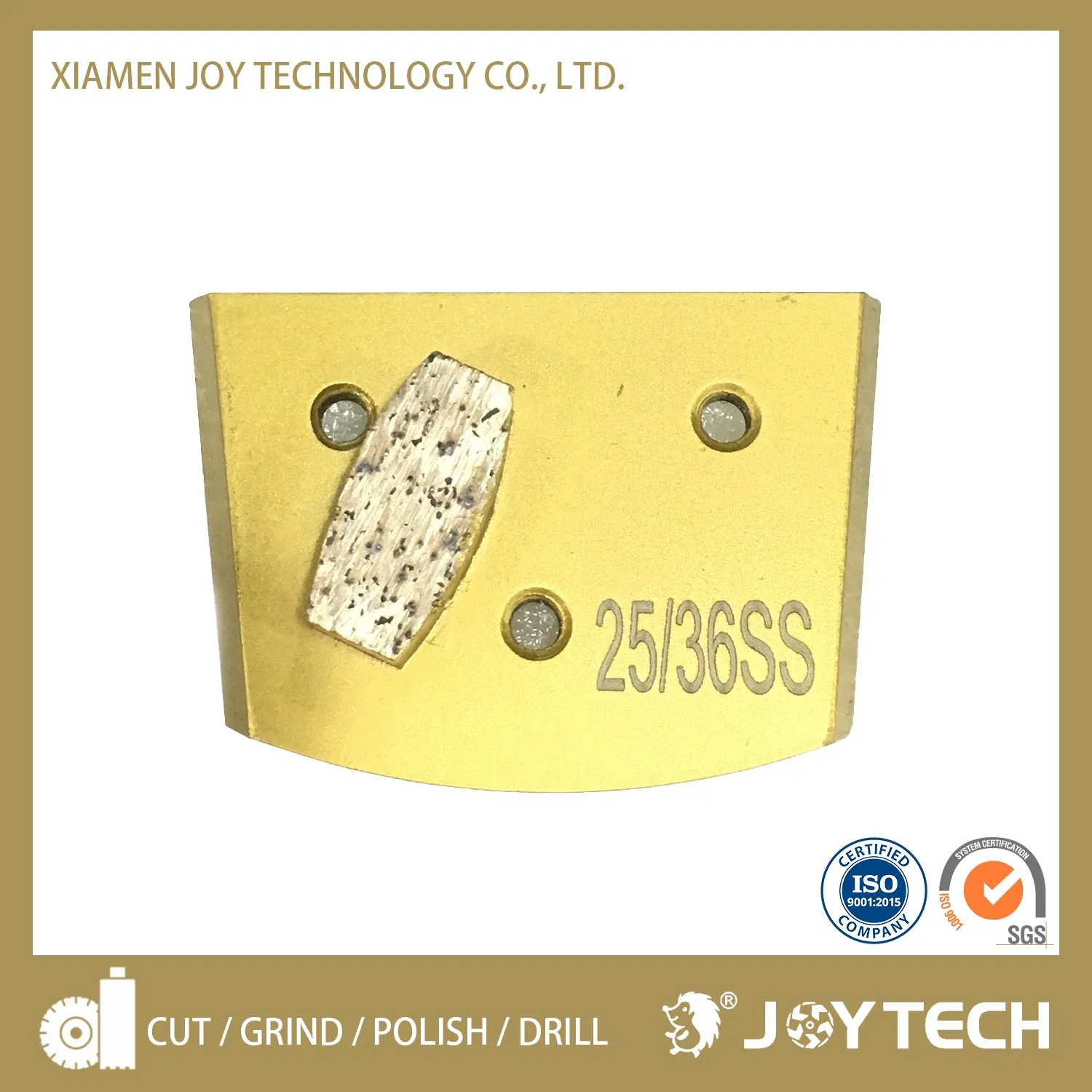 Lavina Single Coffin Segment Diamond Grinding Disc Concrete Grinding Wheel Abrasive Diamond Tool (JOY-LVS-C1)