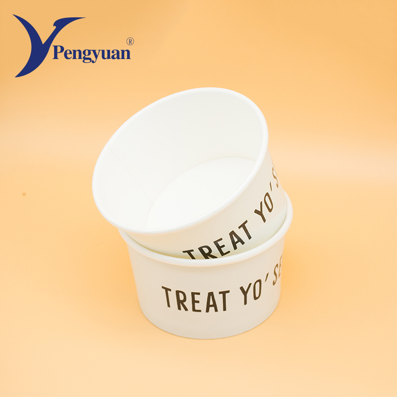 Disposable Printed Custom Ice Cream Paper Cup
