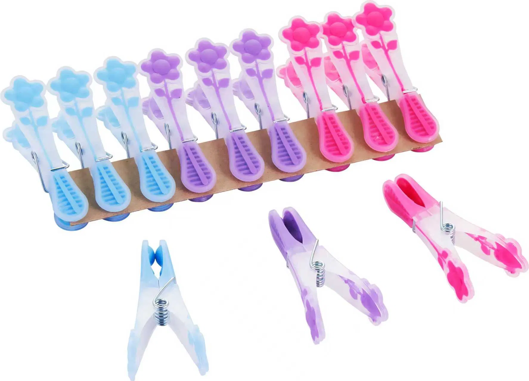 Прочные пластиковые прищепки для белья и творчества