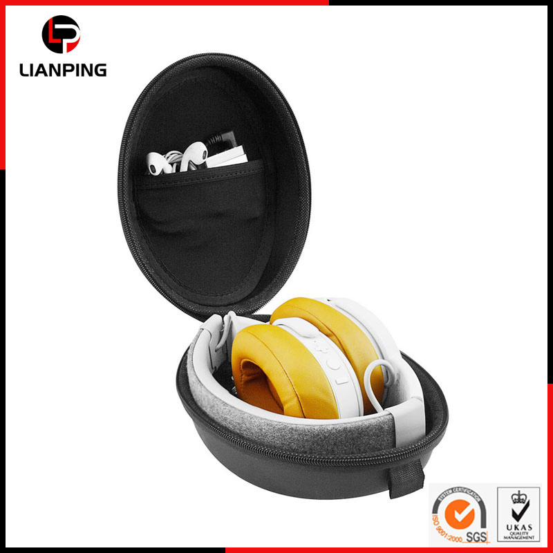 Защитный чехол для наушников EVA с сетчатым карманом