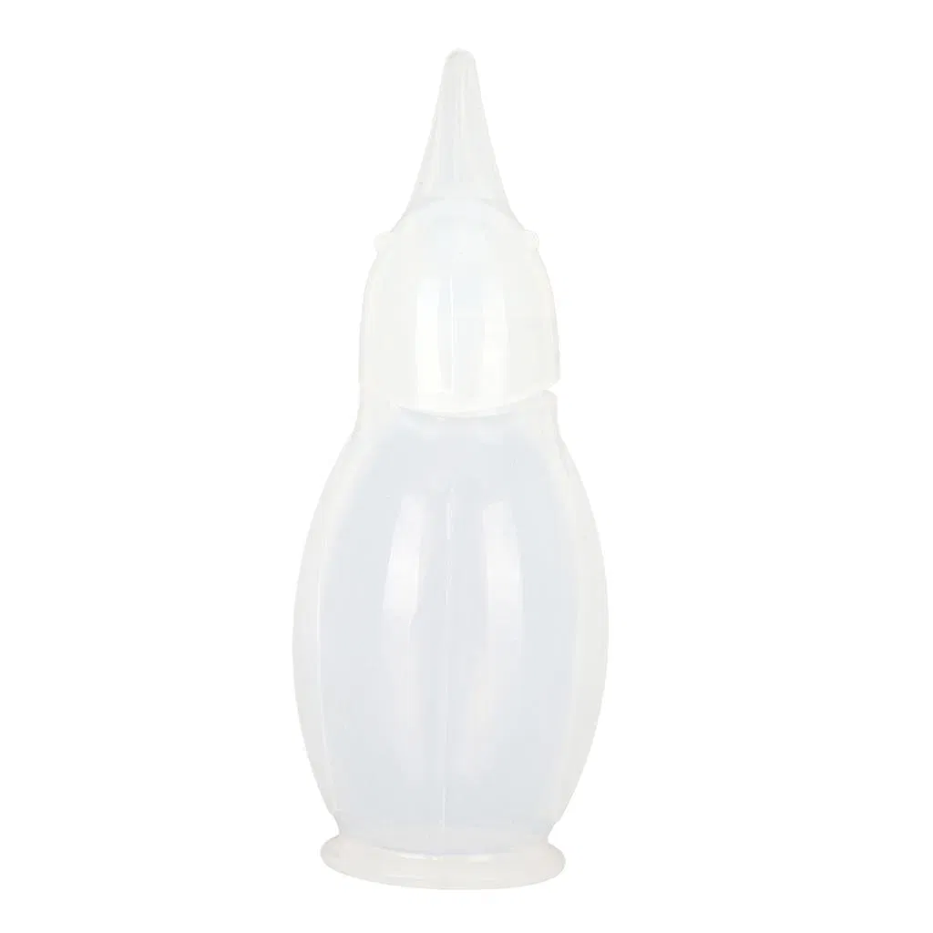 Home Use Soft Material Penguin Shape 25ml 75ml Baby Nose Cleaner Suction Device Baby Nasal Aspirator