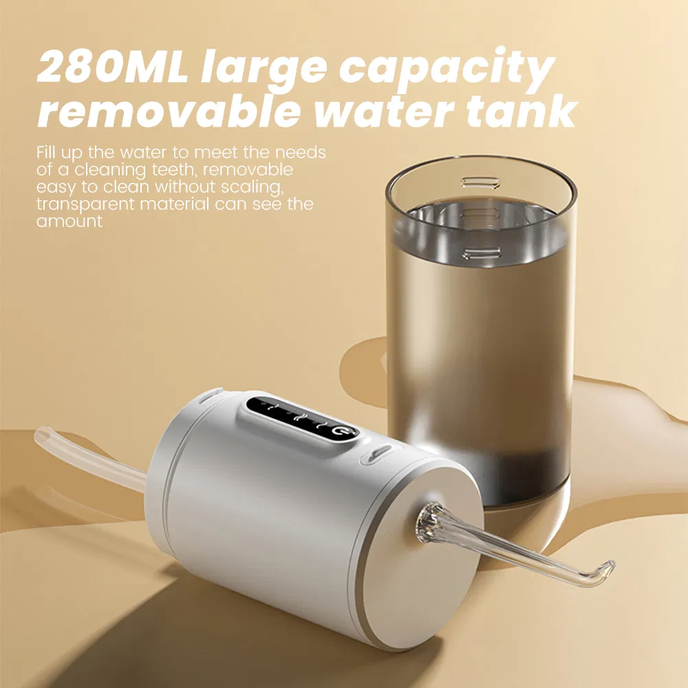 Waterproof Ipx7 Rechargeable Dental Jet Cordless Tooth Care Electric Oral Irrigator Teeth Whitening Cleaning Water Flosser