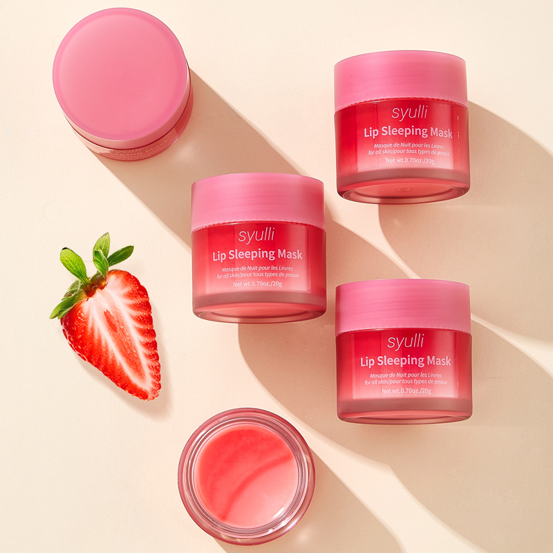 Lip Treatment Repairs Dry Collagen Peptide Overnight Moisturizer Lip Sleep Mask