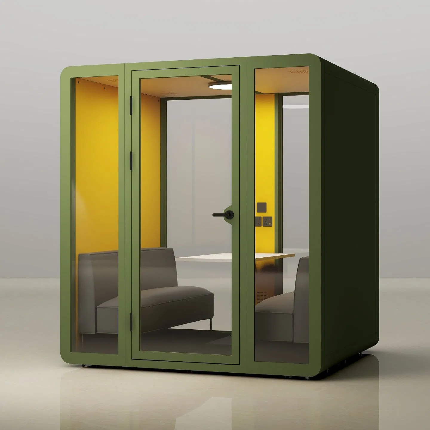 a Business with an Office Booth and Portable Cabin Might Buy a Prefabricated Pod