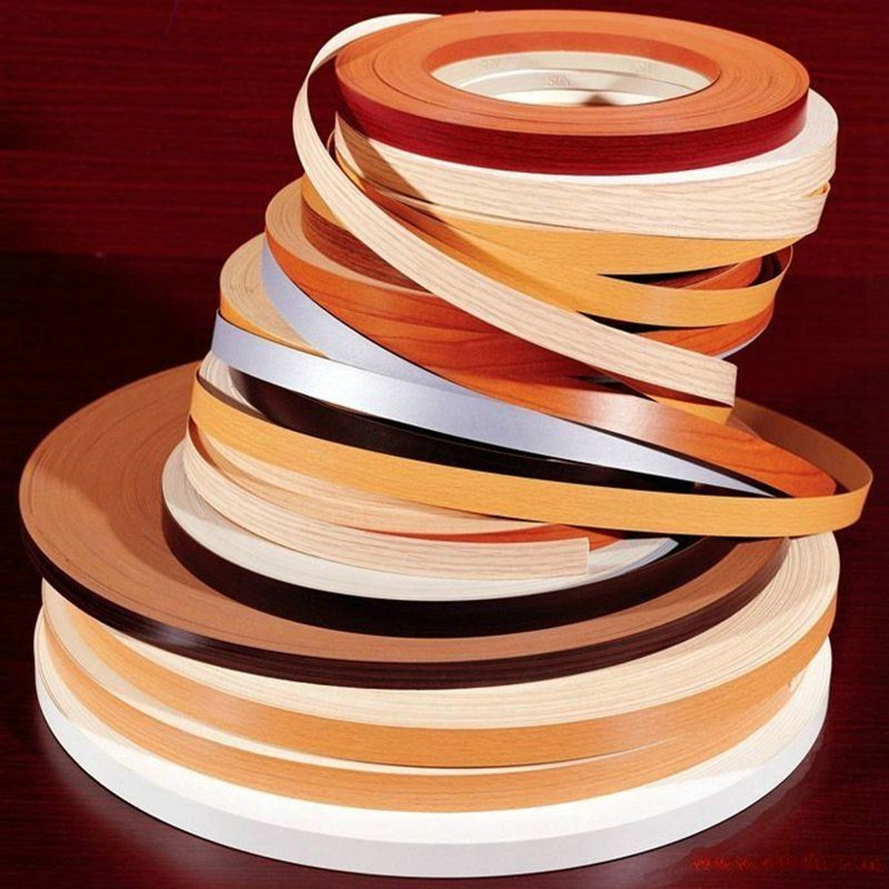 0.4mm 0.8mm 1.2mm 2.0mm 3.0mm Colorful Custom Furniture Edge Decoration Eco-Friendly Solid Color White PVC Edge Banding