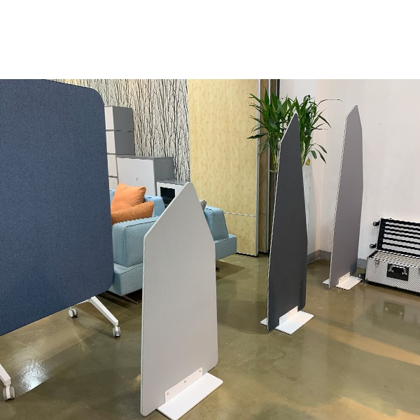 High Quality Fabric Wrapped Soundproof Floor Movable Acoustic Partition Office Room Divider