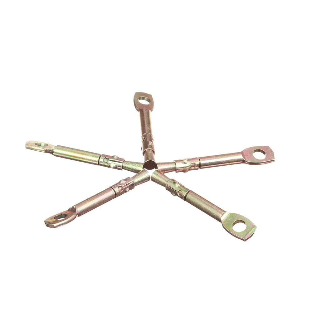 Carbon Steel Yellow Zinc Ceiling Concrete Safety Nail Anchors Tie Wire Anchor with Fish Eye
