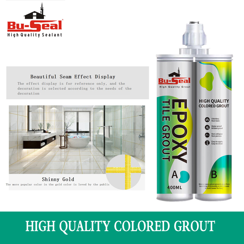Waterproof Anti-Fungal 400ml Strong Adhesion Epoxy Ceramic Tile Sealant Color Options Available for Tile Filling Joints