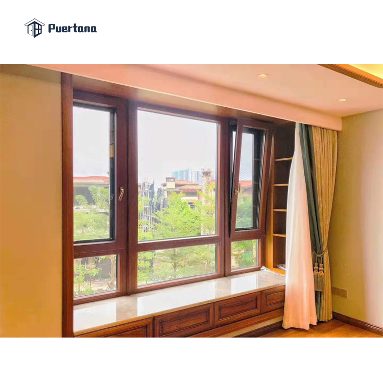 Energy Saving Luxury Aluminum Clad Wood Windows/Passive House Windows