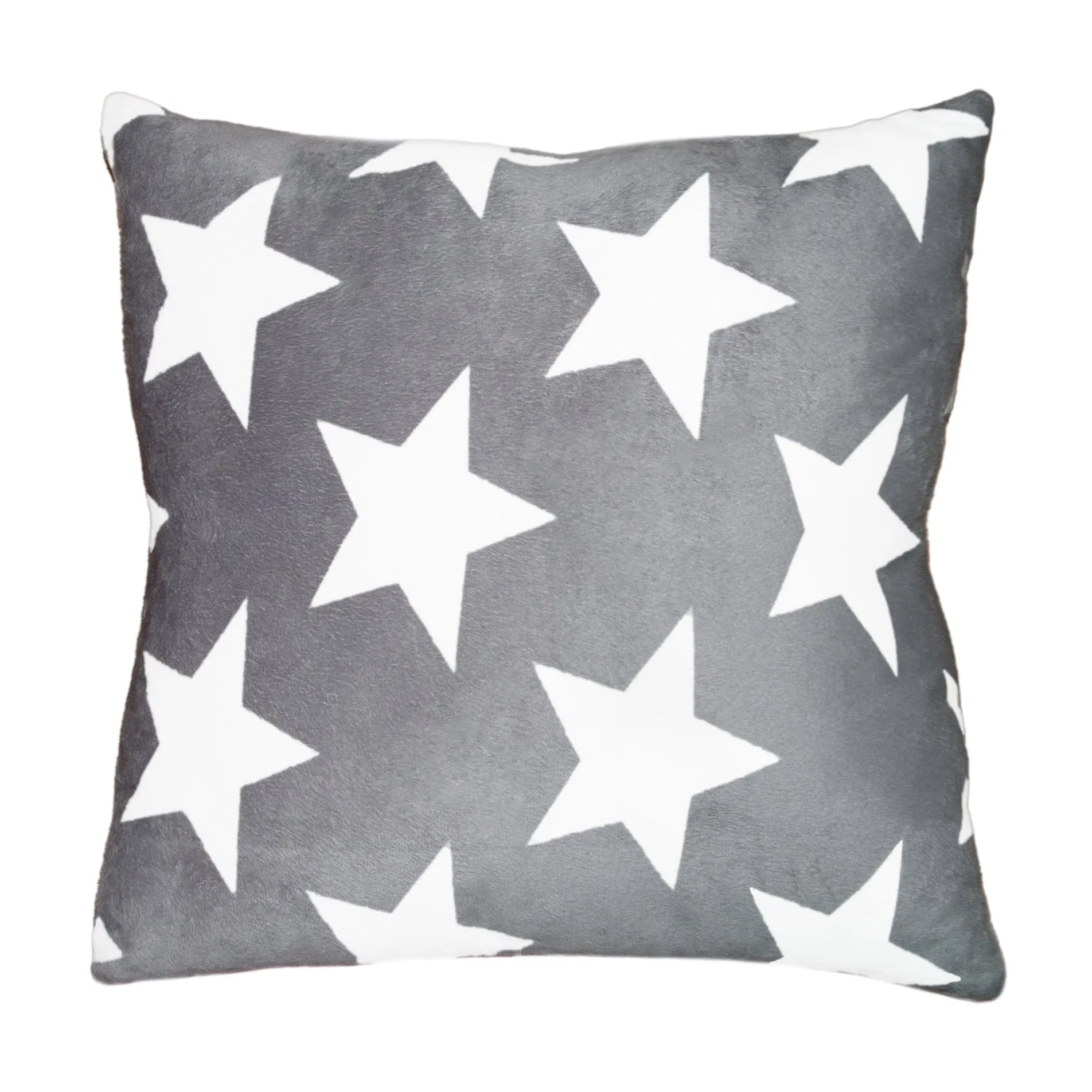 Диванная подушка Star Ultra-Soft, серая, 40x40 см