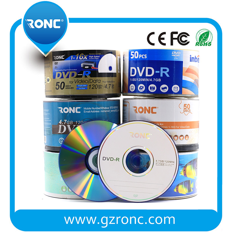 DVD-R 4.7GB 16x для печати, оптом