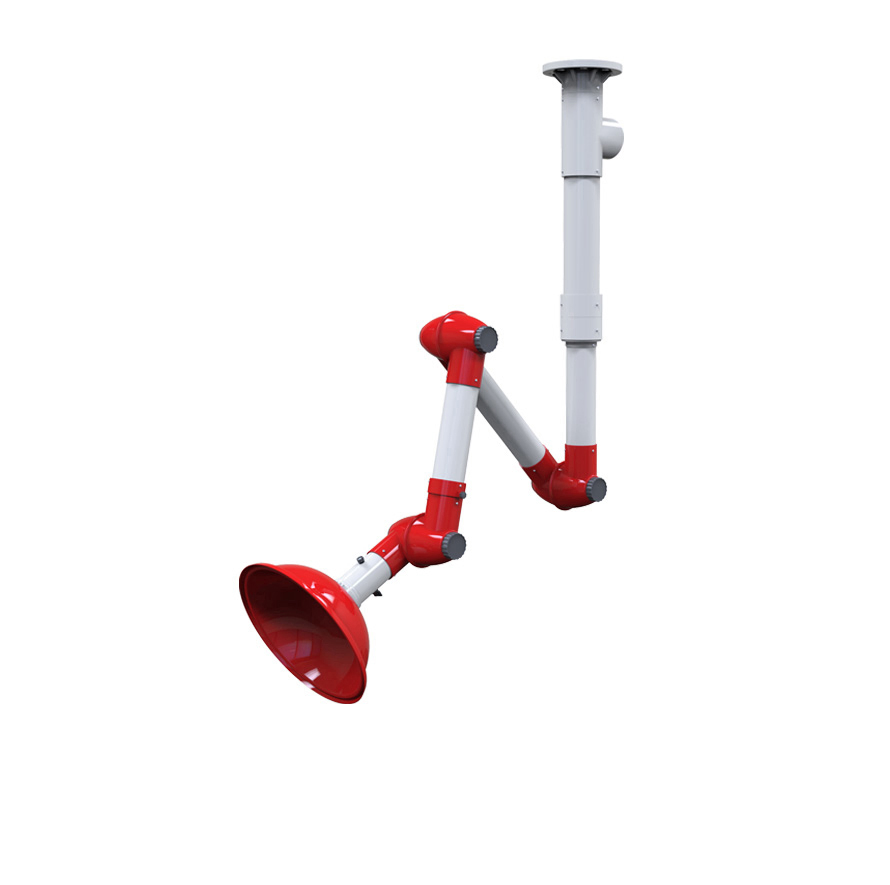 Durable Aluminum Fume Extraction System for Labs Eyewash