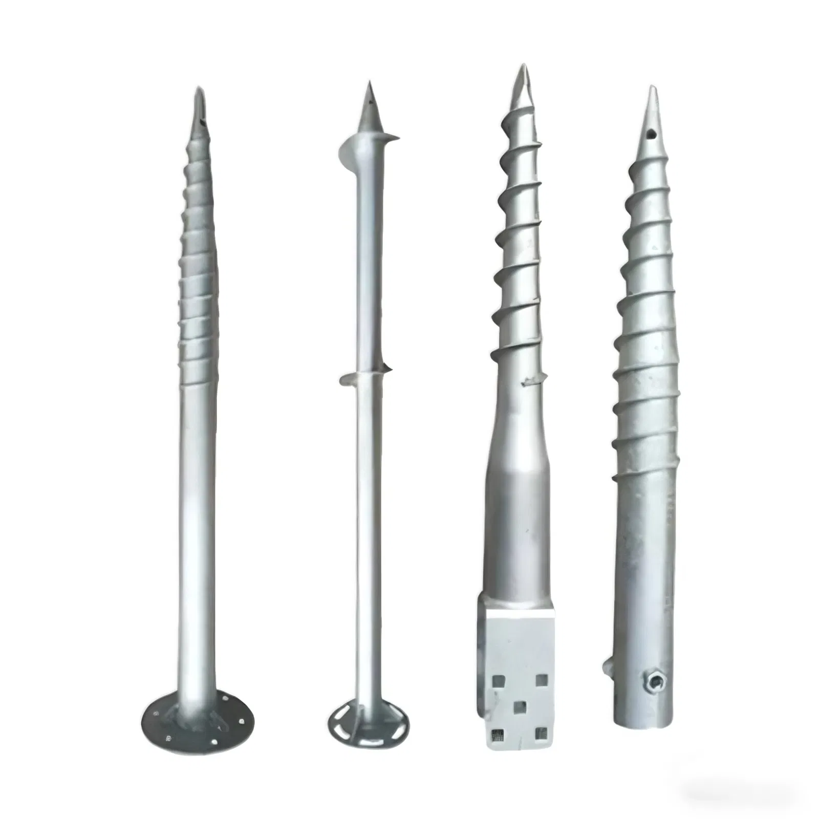 Винтовые сваи для солнечных панелей с оцинковкой