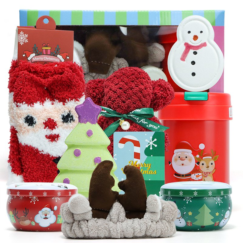 Wholesale Custom Bath Candle SPA Gift Sets for Christmas Perfume Gift Set