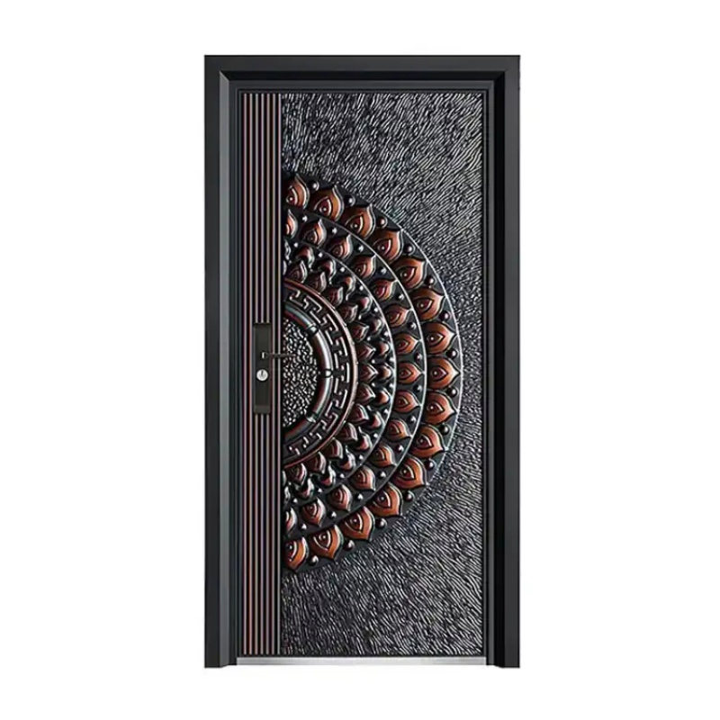 Compact Slim Profile Narrow Space Fit Practical Steel Security Door