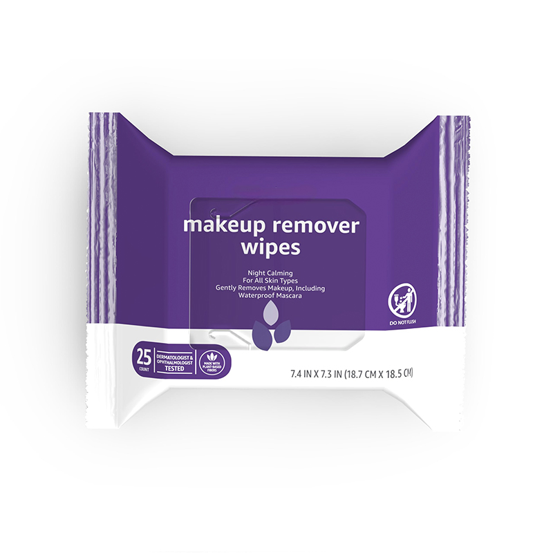 OEM Custom Logo Single Packed Disposable Facial Cleaning Towelettes Extra Organic Free Fragrance Skin Makeup Remove Wipes with Vitamin E