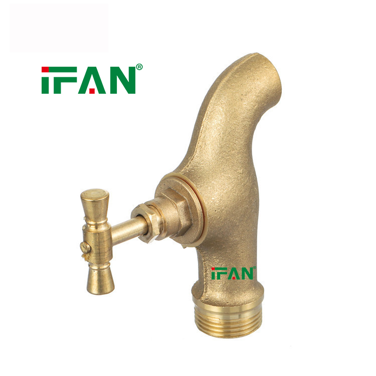 Ifan Manufacture Brass Bibcock Tap 1/2 Inch Outdoor Garden Tap Water Brass Faucet