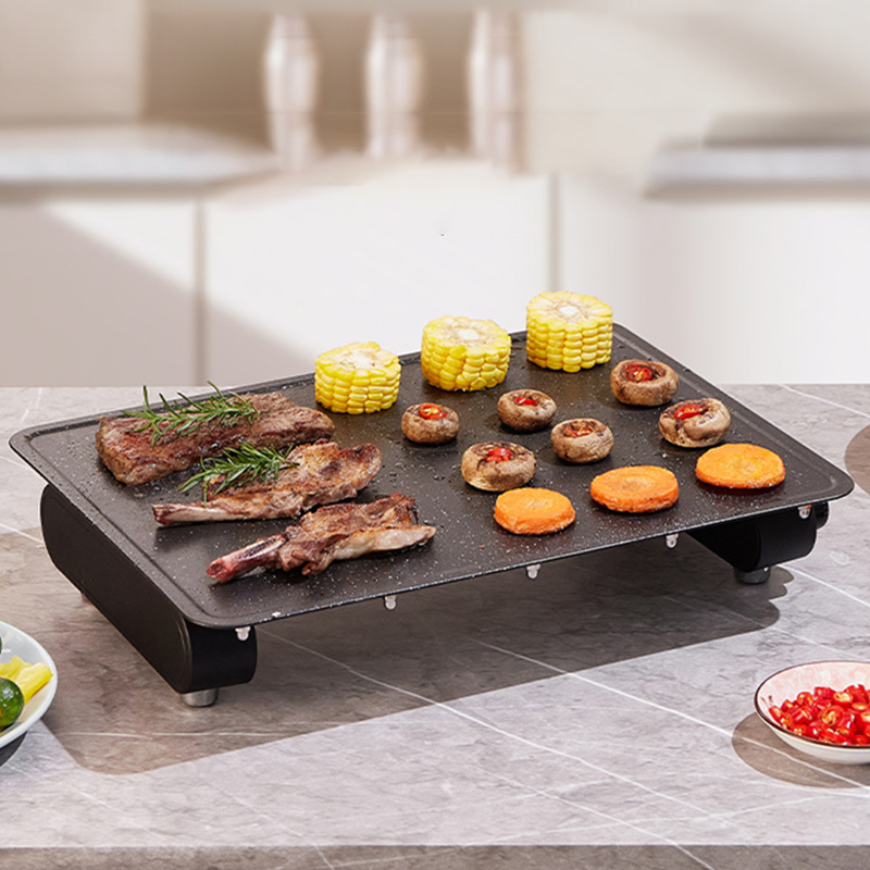 Commercial Electric Griddle for Efficient Cooking Pan and Grilling