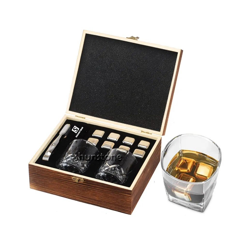 Home Products Amazon Gift for Him Stainless Steel Whiskey Stones From Shunstone China