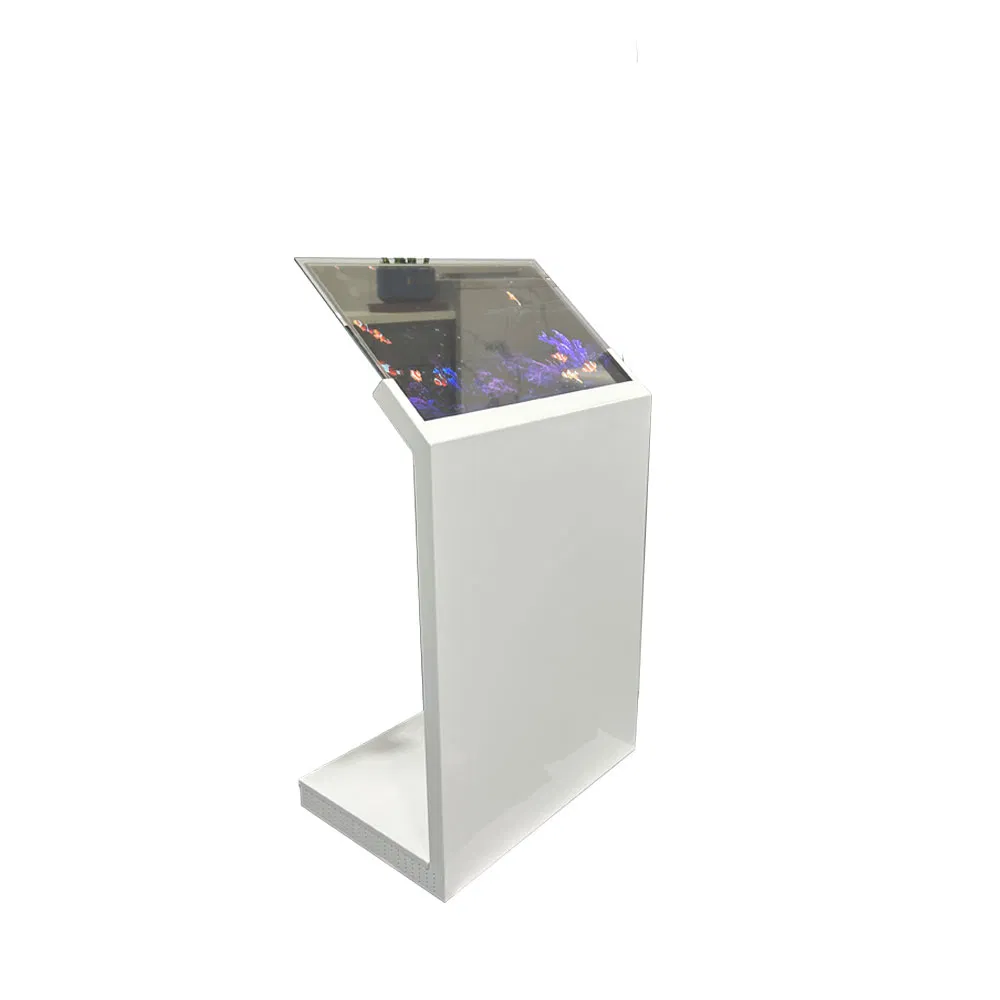 30 55 Inch Large Transparent OLED Screen Kiosk Touch Ultra Thin Desktop Small Base High Resolution Digital Signage OLED Display