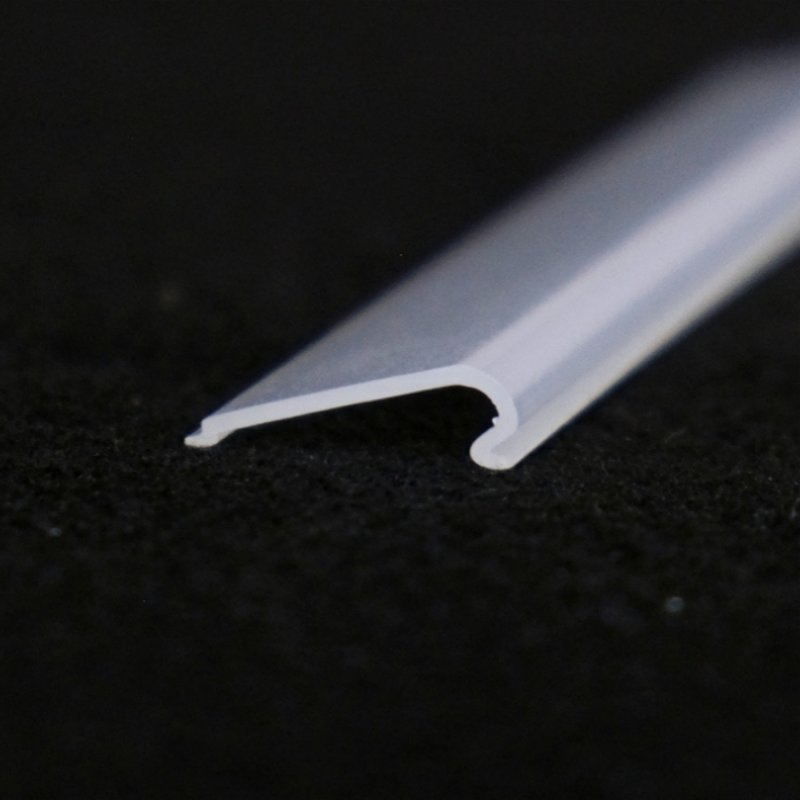 Plastic Clear Tube Cover for LED Strip Diffuser Electric Lamp Cover LED Light PC Cover