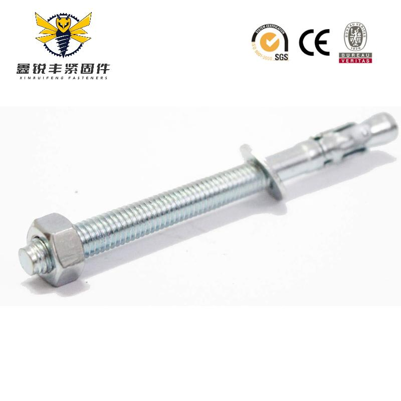 Customized Wedge Anchor Galvanizing Finish Carbon Steel Expansion Bolt Anchor for Concrete