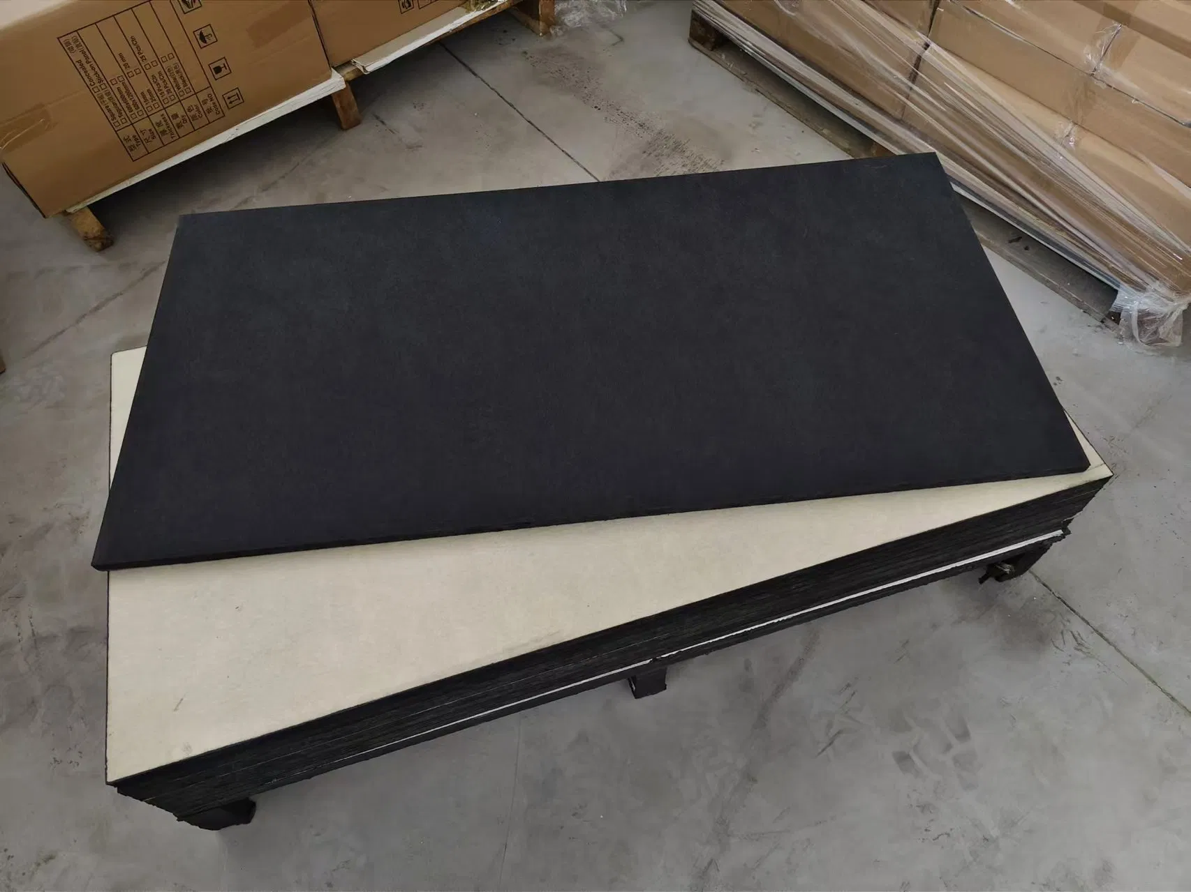 Factory Supply Fireproof Black Rockwool Acoustic Suspended Insulated Ceiling Panels