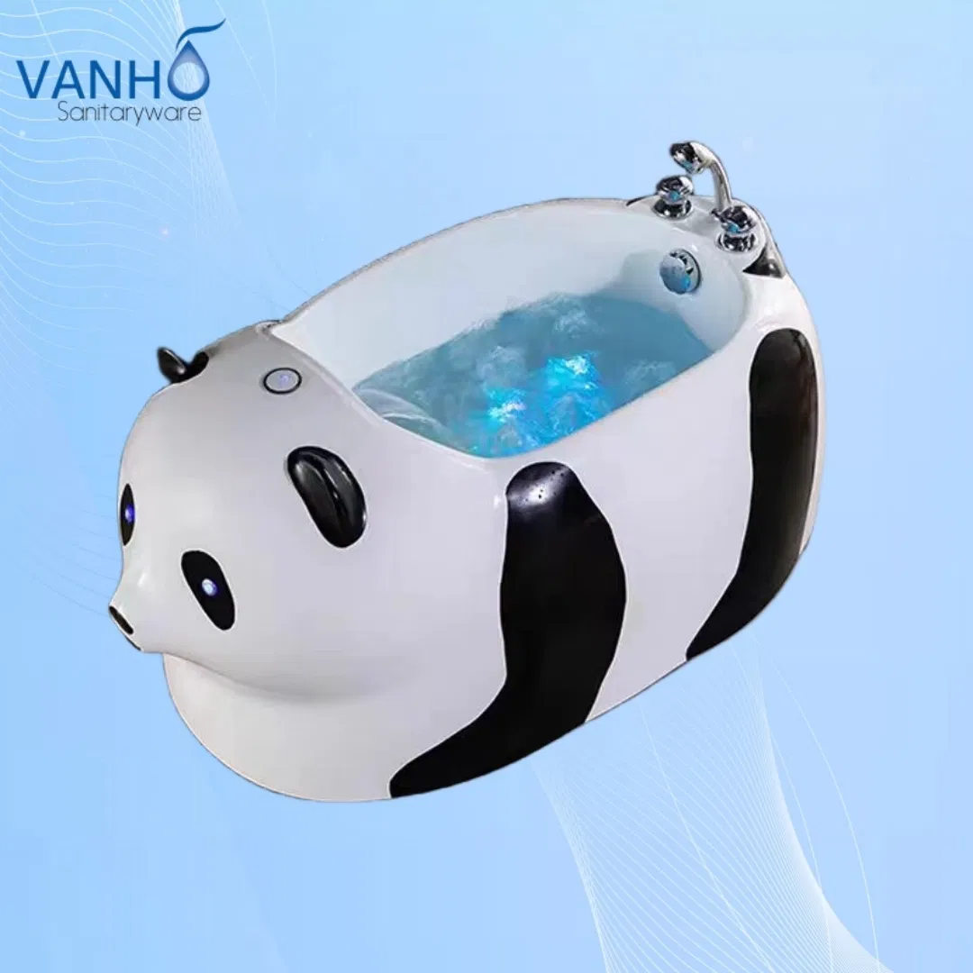 Детская ванна-массажер в форме панды